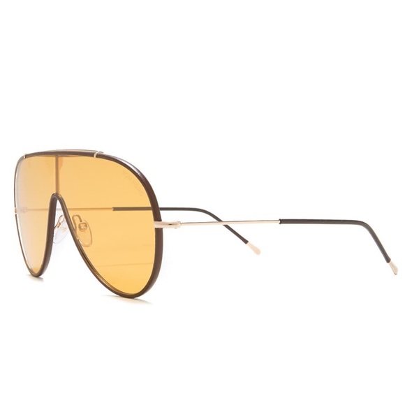 Tom Ford 48mm Metal Aviator Polarized Sunglasses - Picture 4 of 9